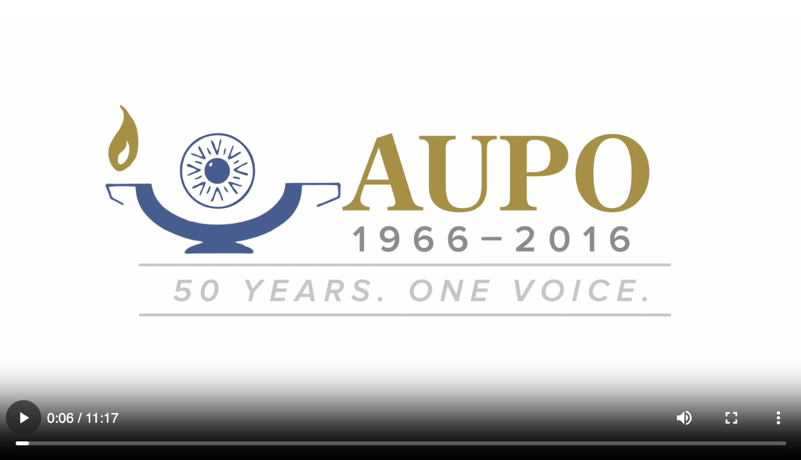 AUPO 50th Anniversary Video - thumbnail